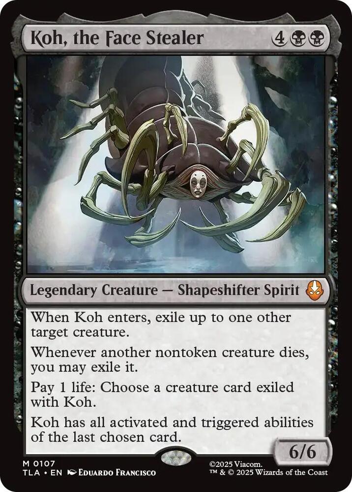 CardboardCrack - Koh, the Face Stealer - Avatar: The Last Airbender (TLA) - FOIL