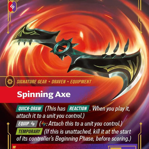 CardboardCrack - Spinning Axe - Spiritforged (SPF)