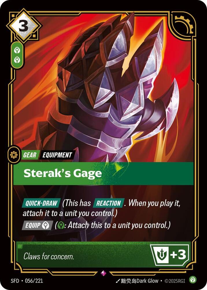 CardboardCrack - Sterak's Gage - Spiritforged (SPF)