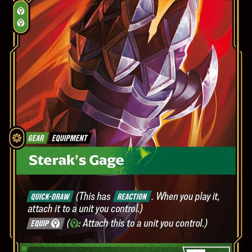 CardboardCrack - Sterak's Gage - Spiritforged (SPF)