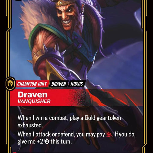 CardboardCrack - Draven - Vanquisher - Spiritforged (SPF)