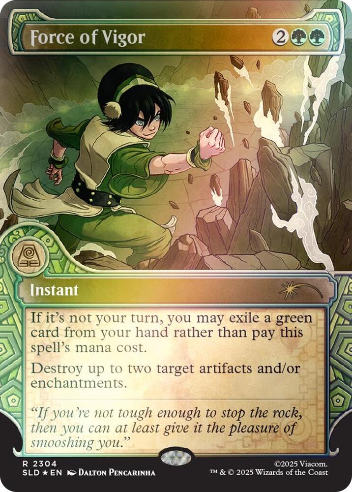 CardboardCrack - Force of Vigor (Rainbow Foil) - Secret Lair Drop Series (SLD)