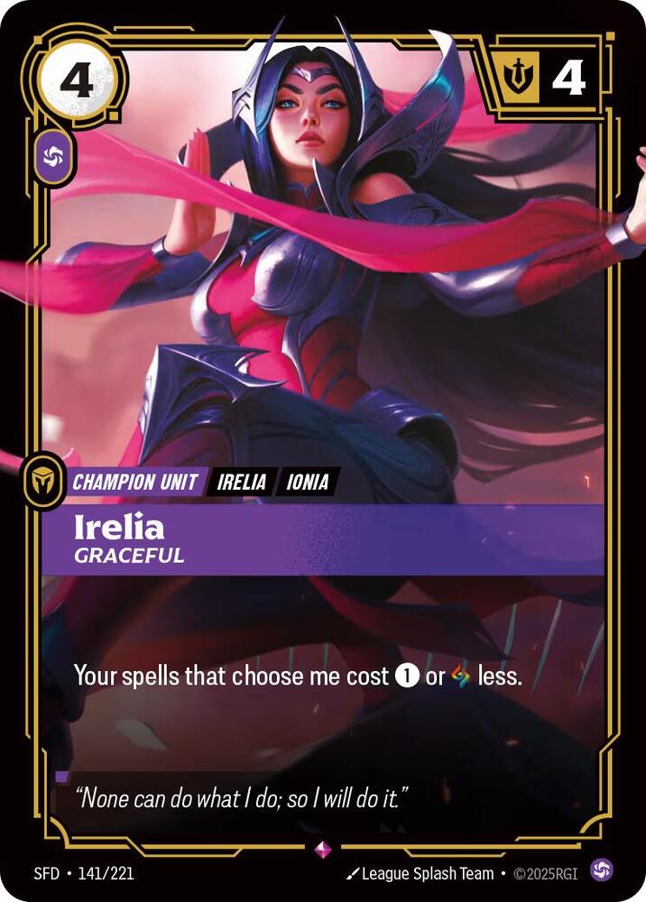 CardboardCrack - Irelia - Graceful - Spiritforged (SPF)