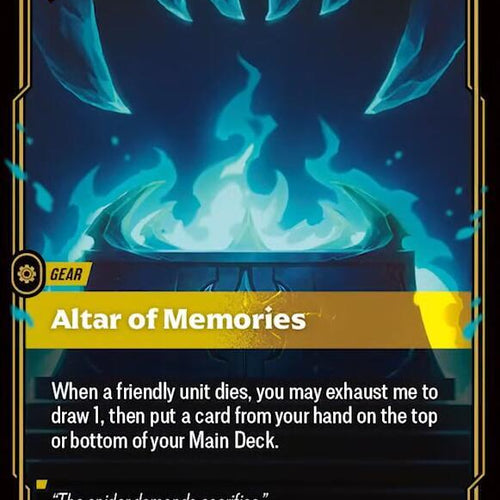 CardboardCrack - Altar of Memories - Spiritforged (SPF)