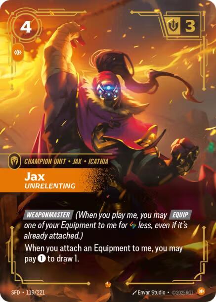 CardboardCrack - Jax - Unrelenting - Spiritforged (SFD)