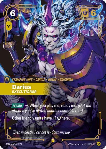 CardboardCrack - Darius - Executioner (Overnumbered) - Spiritforged (SFD)