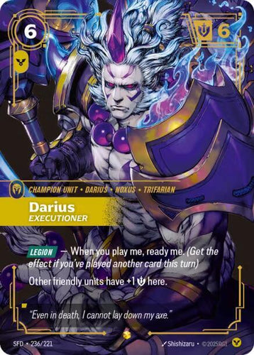 CardboardCrack - Darius - Executioner (Overnumbered) - Spiritforged (SFD)