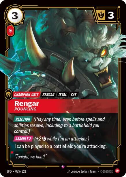 CardboardCrack - Rengar - Pouncing - Spiritforged (SPF)
