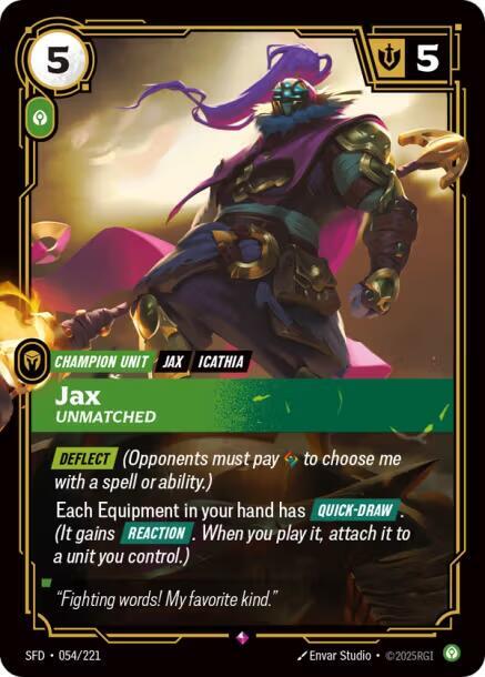 CardboardCrack - Jax - Unmatched - Spiritforged (SPF)
