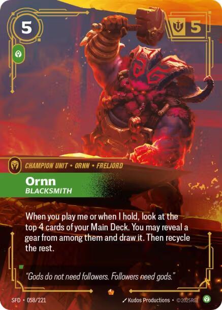CardboardCrack - Ornn - Blacksmith - Spiritforged (SPF)