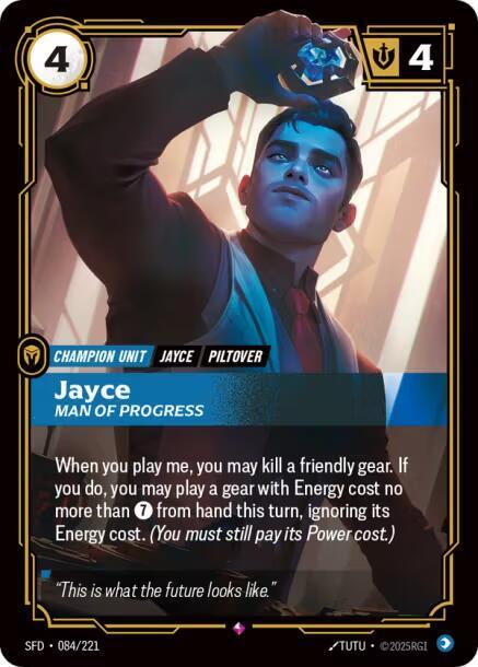 CardboardCrack - Jayce - Man of Progress - Spiritforged (SPF)