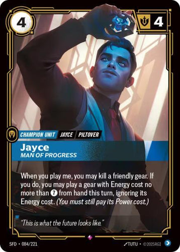 CardboardCrack - Jayce - Man of Progress - Spiritforged (SPF)