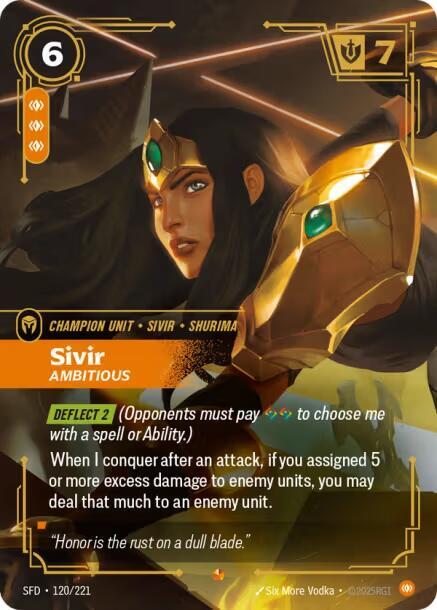 CardboardCrack - Sivir - Ambitious - Spiritforged (SFD)