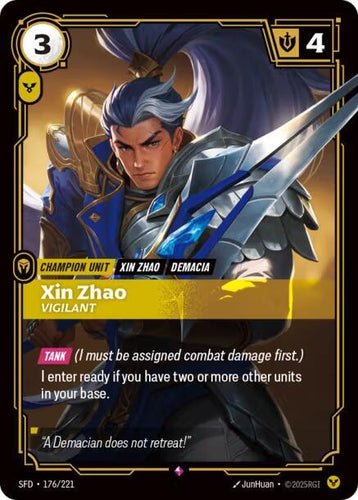 CardboardCrack - Xin Zhao - Vigilant - Spiritforged (SPF)