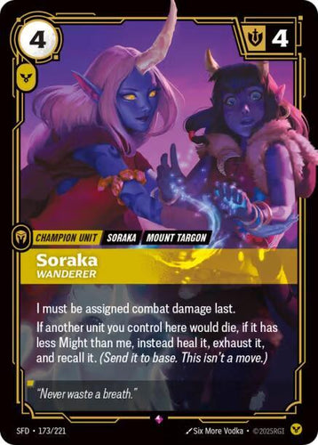 CardboardCrack - Soraka - Wanderer - Spiritforged (SPF)