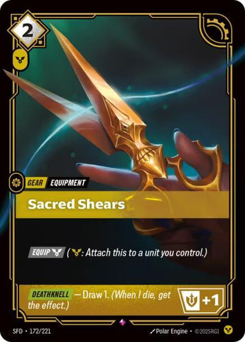 CardboardCrack - Sacred Shears - Spiritforged (SPF)