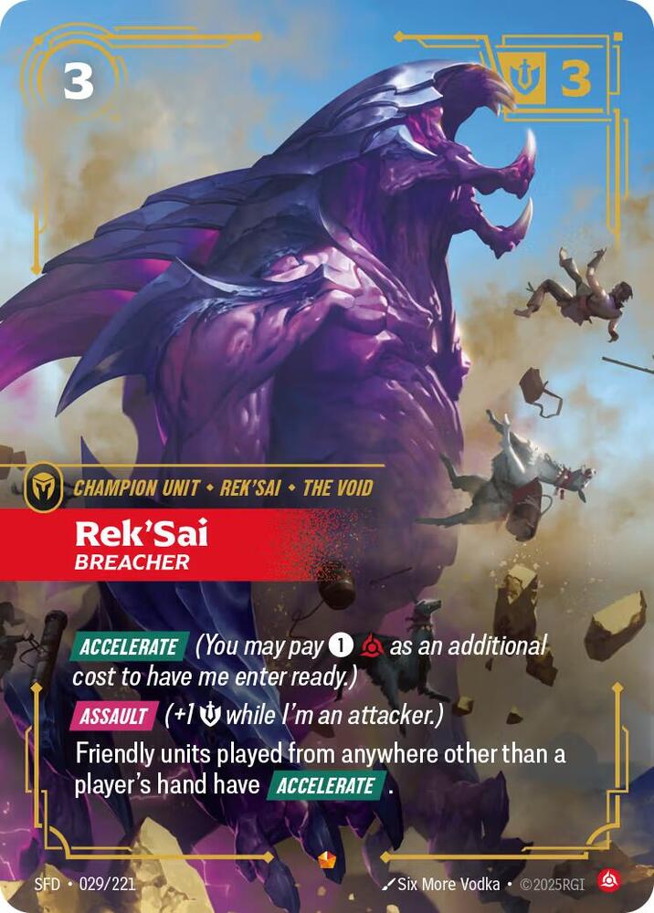CardboardCrack - Rek'Sai - Breacher - Spiritforged (SPF)