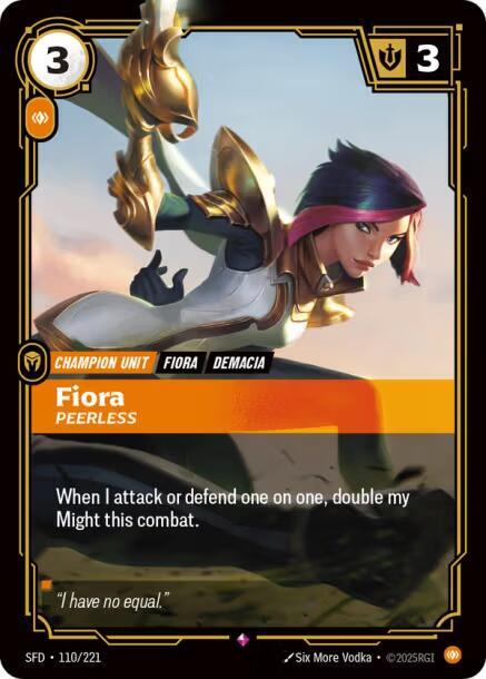CardboardCrack - Fiora - Peerless - Spiritforged (SPF)