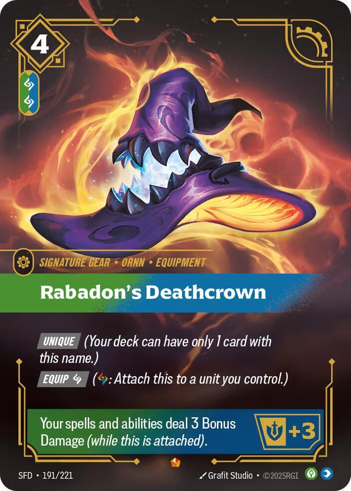 CardboardCrack - Rabadon's Deathcrown - Spiritforged (SPF)
