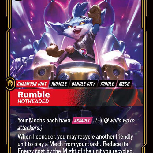CardboardCrack - Rumble - Hotheaded - Spiritforged (SPF)