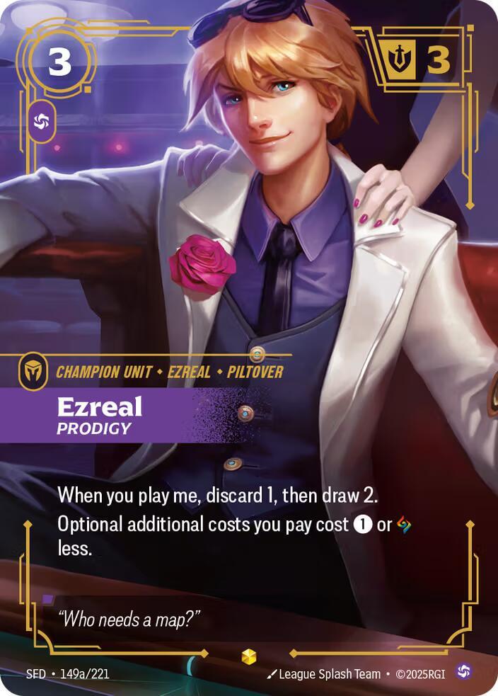 CardboardCrack - Ezreal - Prodigy (Alternate Art) - Spiritforged (SFD)