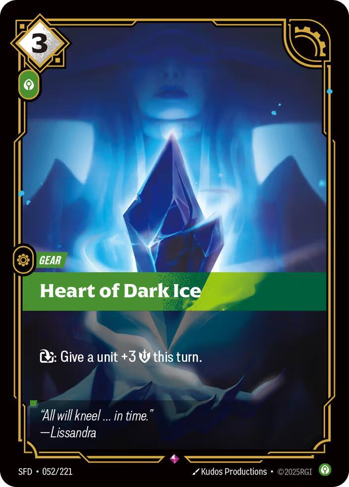 CardboardCrack - Heart of Dark Ice - Spiritforged (SPF)