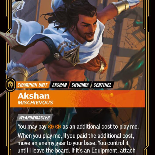 CardboardCrack - Akshan - Mischievous - Spiritforged (SPF)