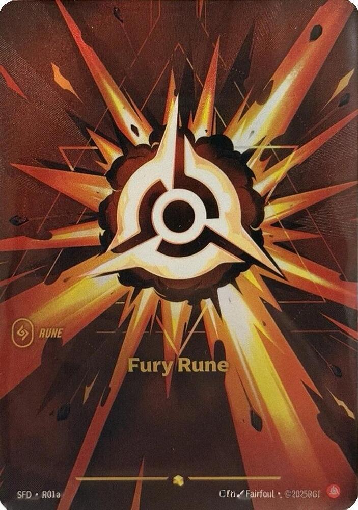 CardboardCrack - Fury Rune (Alternate Art) - Spiritforged (SPF)