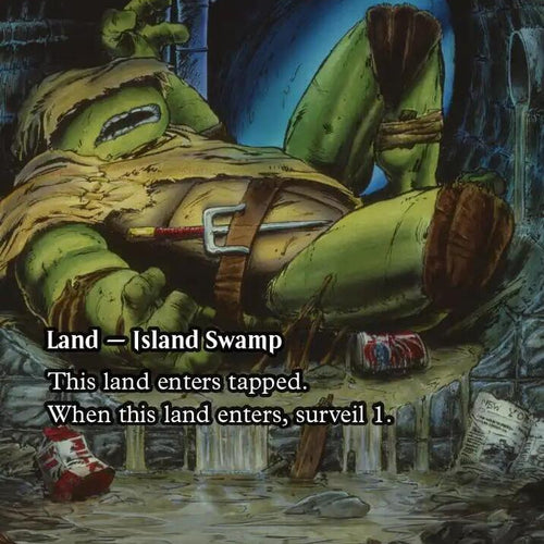 CardboardCrack - Undercity Sewers (Borderless) - Teenage Mutant Ninja Turtles Source Material (PZA)