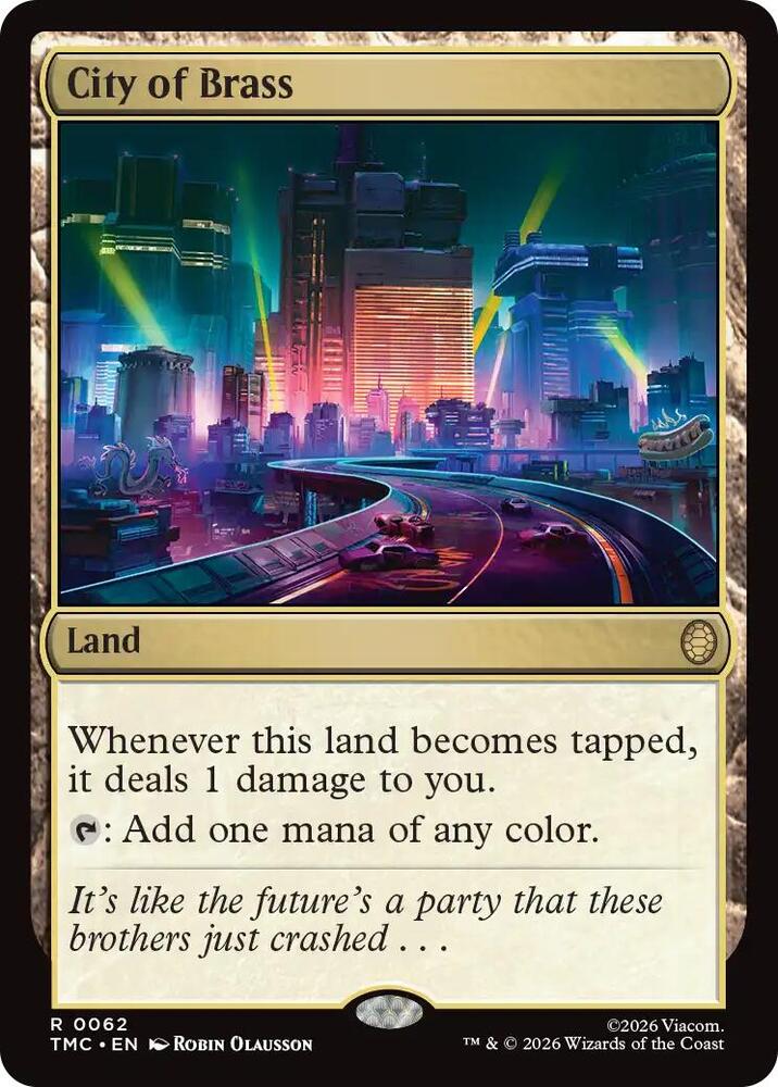 CardboardCrack - City of Brass - Commander: Teenage Mutant Ninja Turtles (TMC)