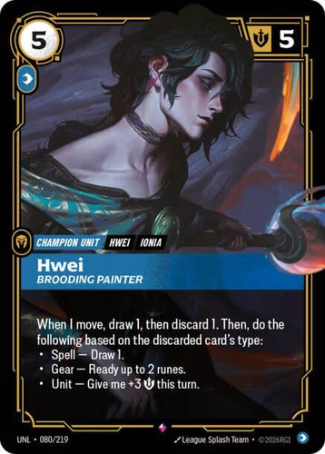 CardboardCrack - Hwei - Brooding Painter - Unleashed (UNL)