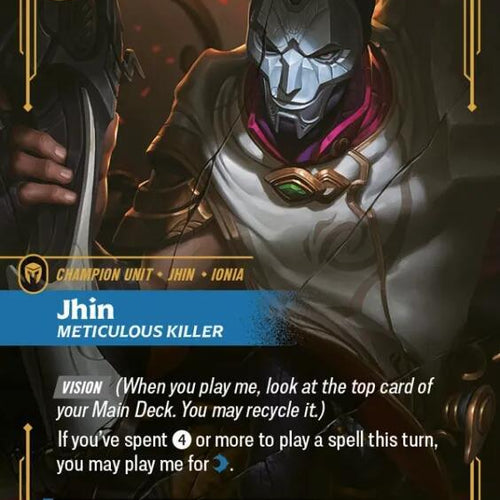 CardboardCrack - Jhin - Meticulous Killer - Unleashed (UNL)