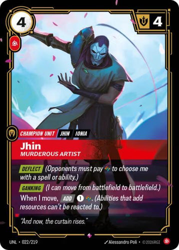 CardboardCrack - Jhin - Murderous Artist - Unleashed (UNL)