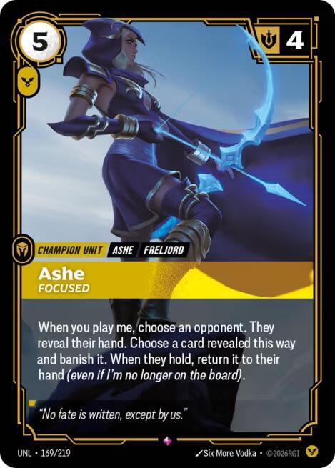 CardboardCrack - Ashe - Focused - Unleashed (UNL)