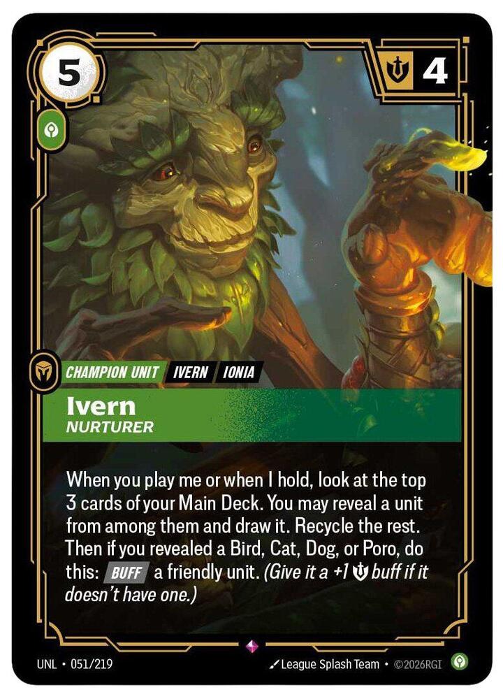 CardboardCrack - Ivern - Nurturer - Unleashed (UNL)