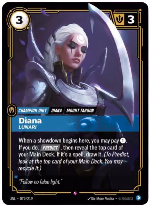 CardboardCrack - Diana - Lunari - Unleashed (UNL)