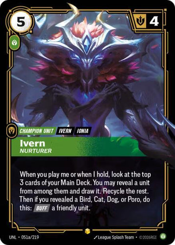 CardboardCrack - Ivern - Nurturer (Alternate Art) - Unleashed (UNL)