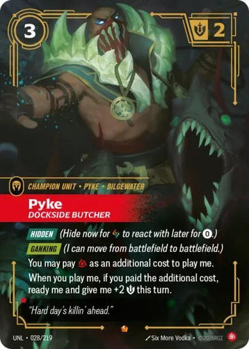 CardboardCrack - Pyke - Dockside Butcher - Unleashed (UNL)