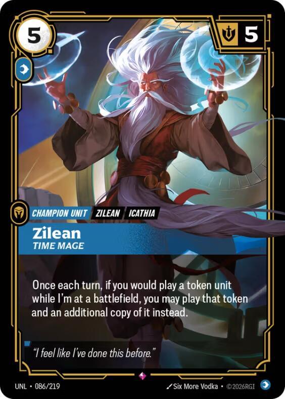 CardboardCrack - Zilean - Time Mage - Unleashed (UNL)