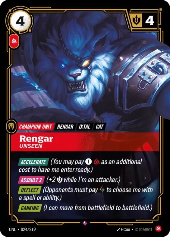 CardboardCrack - Rengar - Unseen - Unleashed (UNL)