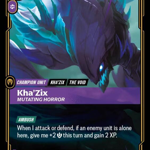 CardboardCrack - Kha'Zix - Mutating Horror (Alternate Art) - Unleashed (UNL)