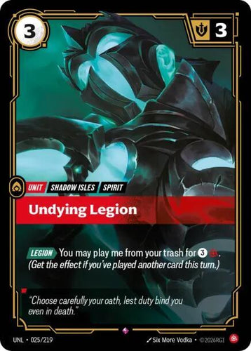 CardboardCrack - Undying Legion - Unleashed (UNL)