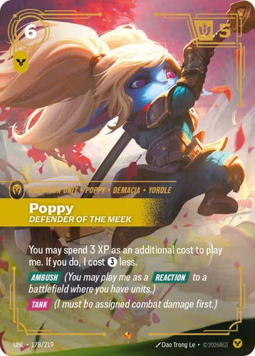 CardboardCrack - Poppy - Defender of the Meek - Unleashed (UNL)