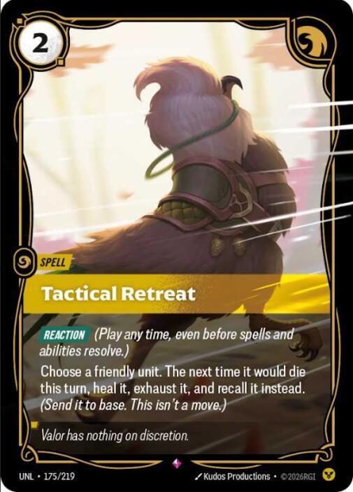CardboardCrack - Tactical Retreat - Unleashed (UNL)