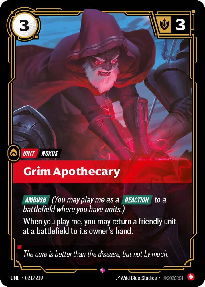 CardboardCrack - Grim Apothecary - Unleashed (UNL)