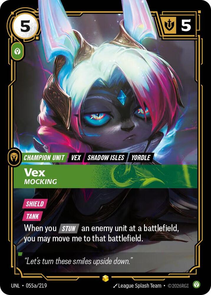 CardboardCrack - Vex - Mocking (Alternate Art) - Unleashed (UNL)
