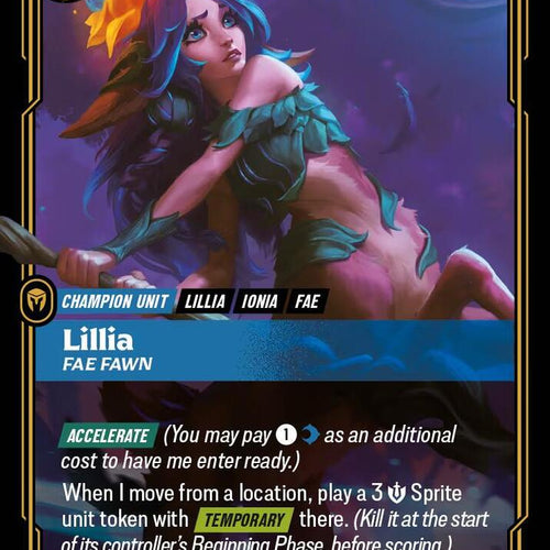 CardboardCrack - Lillia - Fae Fawn - Unleashed (UNL)