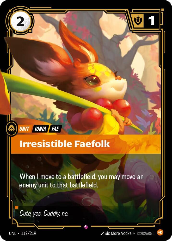 CardboardCrack - Irresistible Faefolk - Unleashed (UNL)