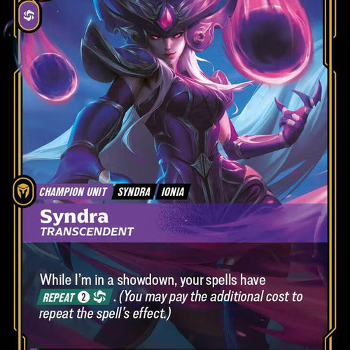 CardboardCrack - Syndra - Transcendent - Unleashed (UNL)