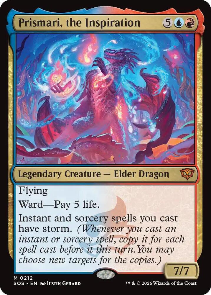 CardboardCrack - Prismari, the Inspiration - Secrets of Strixhaven (SOS) - FOIL